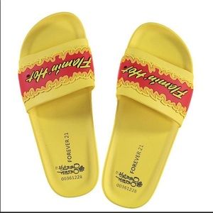 Forever 21 x Cheetos Sandals